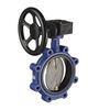 Butterfly valve Type: 714WK Ductile cast iron/Stainless steel/FPM (FKM) Centric Gearbox PN10 Lug type DN350